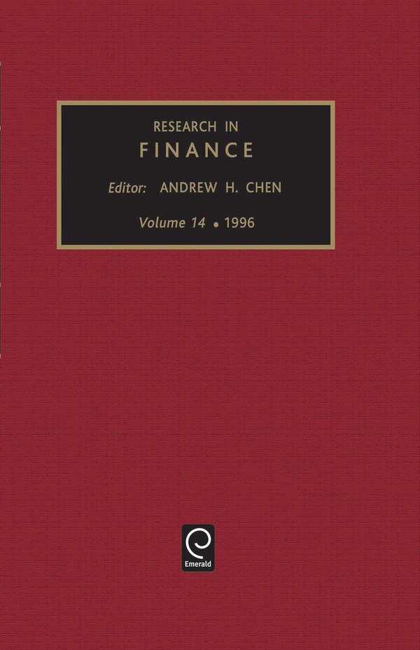 Research in Finance by Andrew H. Chen, Hardcover | Indigo Chapters