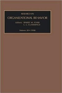 Res Org Behav V20 by Staw, Hardcover | Indigo Chapters