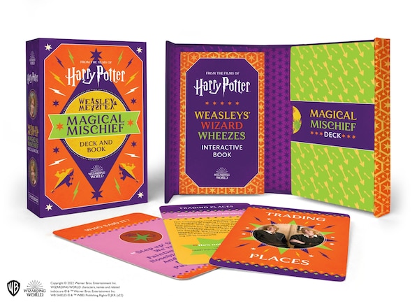 Harry Potter Weasley & Weasley Magical Mischief Deck And Book by Donald Lemke, Hardcover | Indigo Chapters