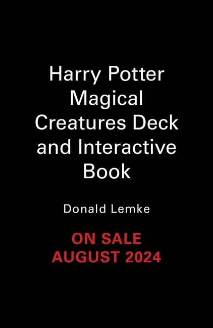 Harry Potter Magical Creatures Deck and Interactive Book by Donald Lemke, Paperback | Indigo Chapters