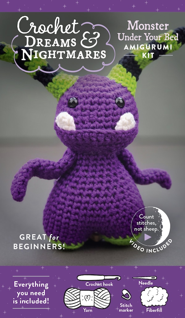 Crochet Dreams and Nightmares Amigurumi Kit Monster Under Your Bed: Everything You Need Is Included by Carolyne Brodie, Hardcover | Indigo Chapters