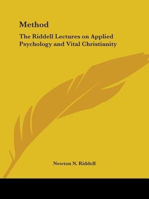 Method by Newton N Riddell, Paperback | Indigo Chapters