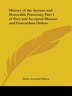 History of the Ancient and Honorable Fraternity Part 1 of Free and Accepted Masons and Concordant Orders by Henry Leonard Stillson, Paperback