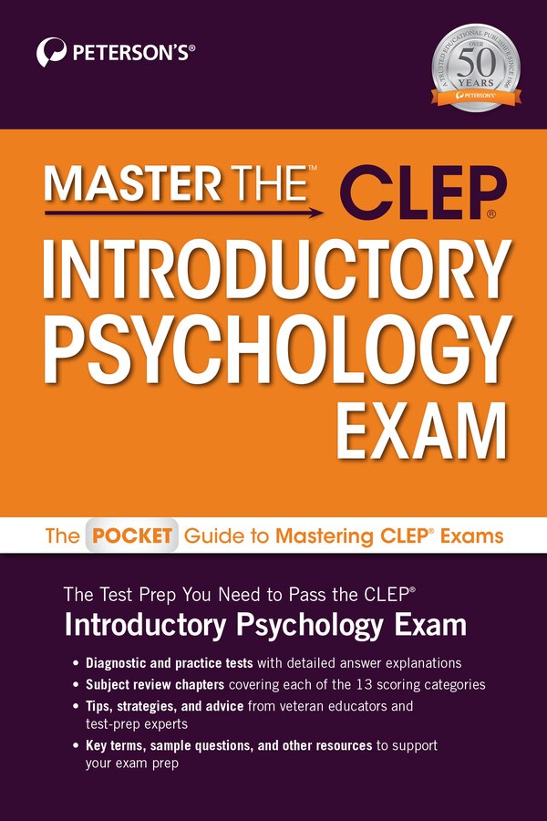 Master the™ CLEP Introductory Psychology Exam by Peterson's Peterson's, Paperback | Indigo Chapters