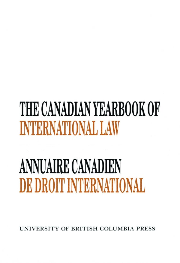 The Canadian Yearbook of International Law Vol. 47 2009 by D.M. Mcrae, Hardcover | Indigo Chapters