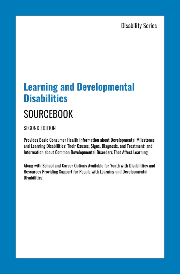 Learning and Developmental Disabilities Sourcebook Second Edition by James Chambers, Hardcover | Indigo Chapters