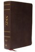 NKJV Study Bible Premium Calfskin Leather Brown Full-Color Thumb Indexed Comfort Print by Thomas Thomas Nelson, Leather/Fine Binding
