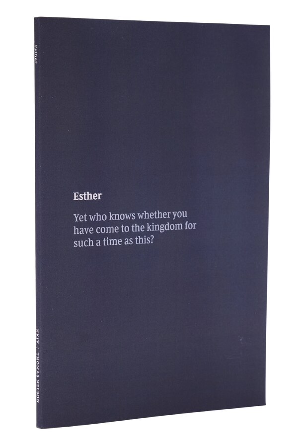 Nkjv Bible Journal - Esther, Paperback Comfort Print by Thomas Thomas Nelson | Indigo Chapters