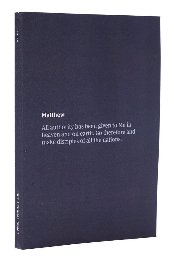 Nkjv Bible Journal - Matthew, Paperback Comfort Print by Thomas Thomas Nelson | Indigo Chapters