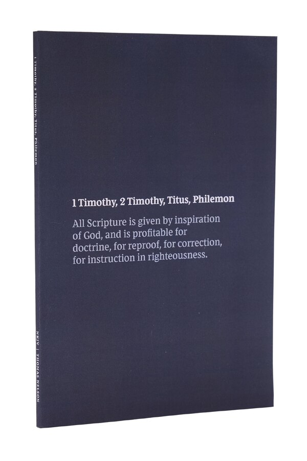 Nkjv Bible Journal - 1-2 Timothy Titus Philemon, Paperback Comfort Print by Thomas Thomas Nelson | Indigo Chapters