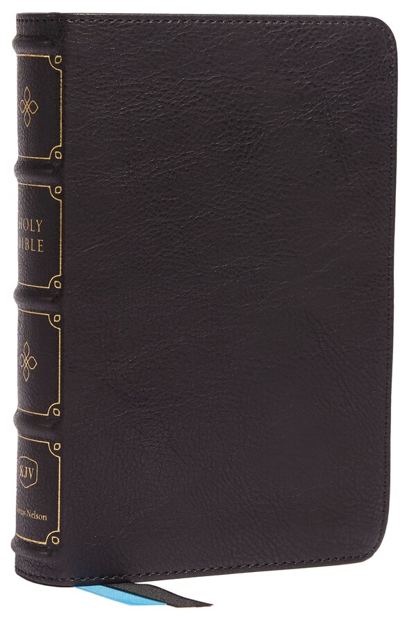 KJV Holy Bible: Compact Black Leathersoft Comfort Print: King James Version (Maclaren Series) by Thomas Thomas Nelson, Leather/Fine Binding