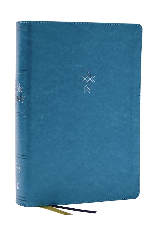 NKJV The Bible Study Bible Leathersoft Turquoise Comfort Print by Sam O'Neal, Leather/Fine Binding | Indigo Chapters