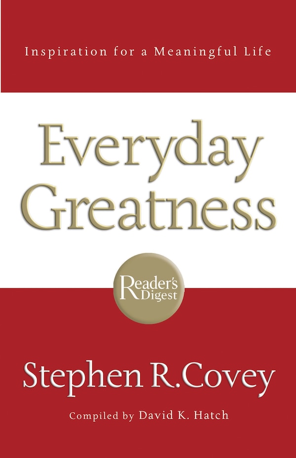 Everyday Greatness by Stephen R. Covey, Paperback | Indigo Chapters