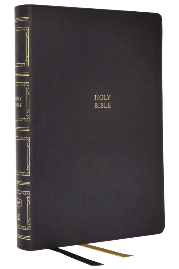KJV Holy Bible: Paragraph-style Large Print Thinline with 43 000 Cross References Black Leathersoft Red Letter Comfort Print (Thumb