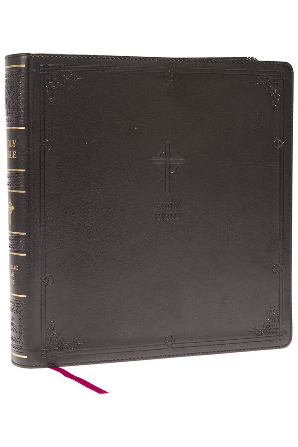 Nabre Xl Catholic Edition Leathersoft Black Comfort Print by Catholic Catholic Bible Press, Leather/Fine Binding | Indigo Chapters