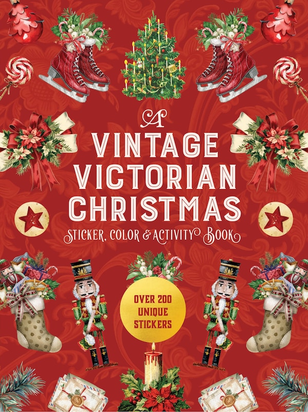 A Vintage Victorian Christmas Sticker Color & Activity Book by Editors Of Chartwell Books, Paperback | Indigo Chapters