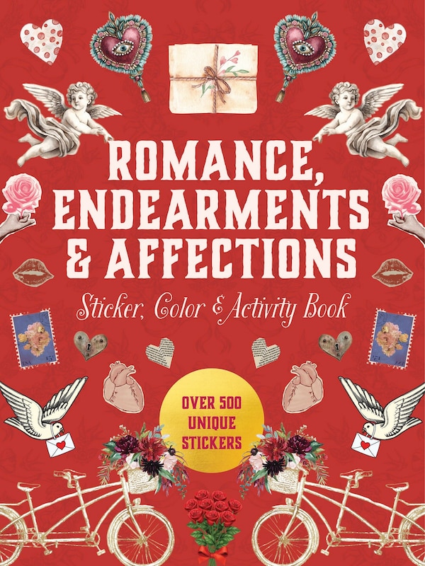 Romance Endearments & Affections Sticker Color & Activity Book by Editors Of Chartwell Books, Hardcover | Indigo Chapters