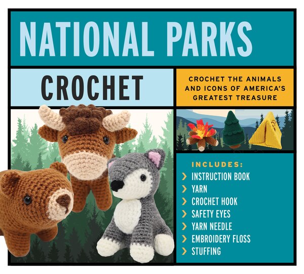National Parks Crochet Kit by Victoria Kairis, Hardcover | Indigo Chapters