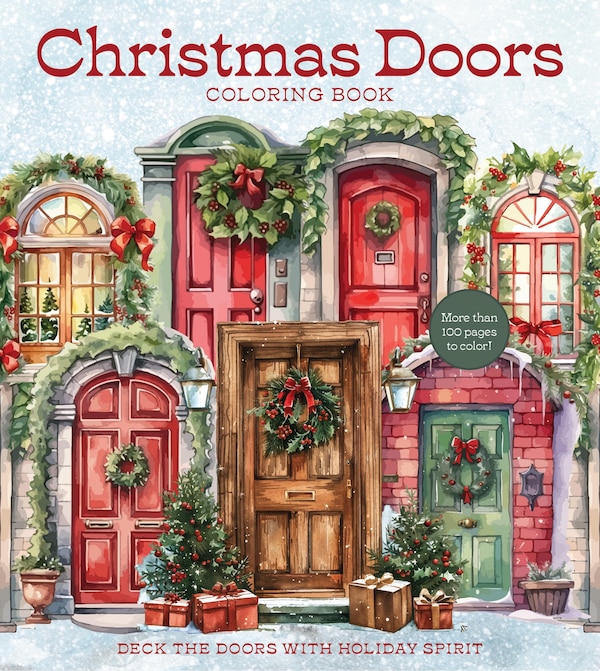 Christmas Doors Coloring Book by Editors Of Chartwell Books, Paperback | Indigo Chapters
