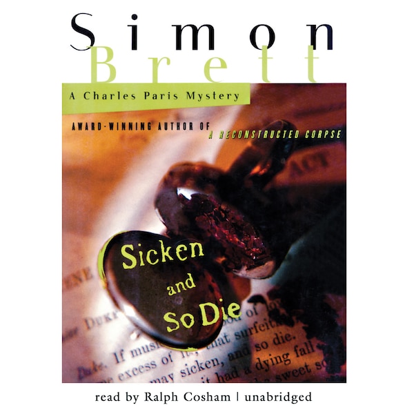 Sicken and So Die by Simon Brett, Audio Book (CD) | Indigo Chapters