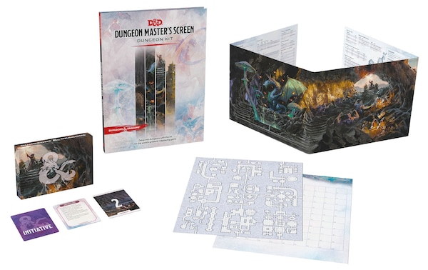 D&D RPG DUNGEON MASTER'S SCREEN DUNGEON KIT by Dungeons & Dragons, Hardcover | Indigo Chapters