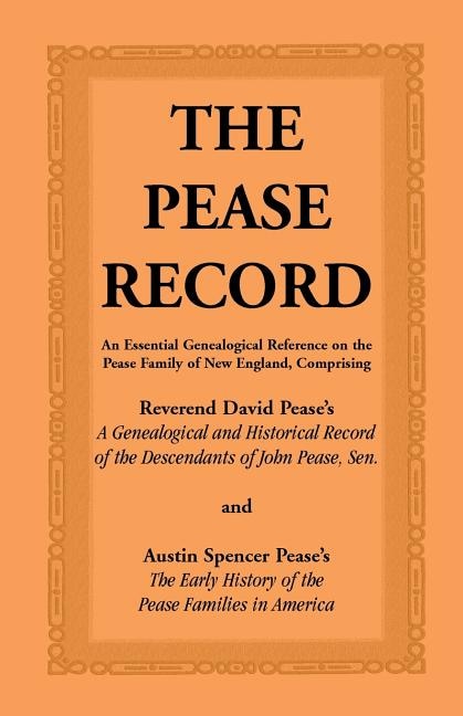The Pease Record by David Pease, Paperback | Indigo Chapters