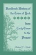 Handbook History of the Town of York [Maine] From Early Times to the Present by Edward C Moody, Paperback | Indigo Chapters