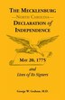 The Mecklenburg [North Carolina] Declaration of Independence May 20 1775 and Lives of Its Signers by George W Graham, Paperback | Indigo Chapters