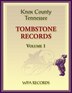 Knox County Tennessee Tombstones Volume 1 by Wpa Records, Paperback | Indigo Chapters