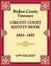 Bledsoe County Tennessee Circuit Court Minute Book 1834-1841 by Wpa Records, Paperback | Indigo Chapters