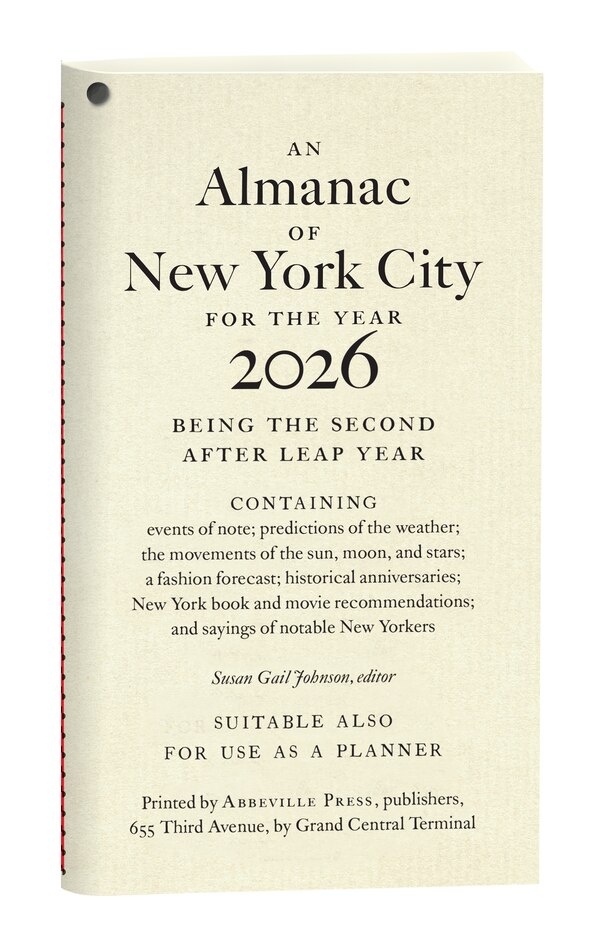 An Almanac of New York City for the Year 2026 by Susan Gail Johnson, Paperback | Indigo Chapters