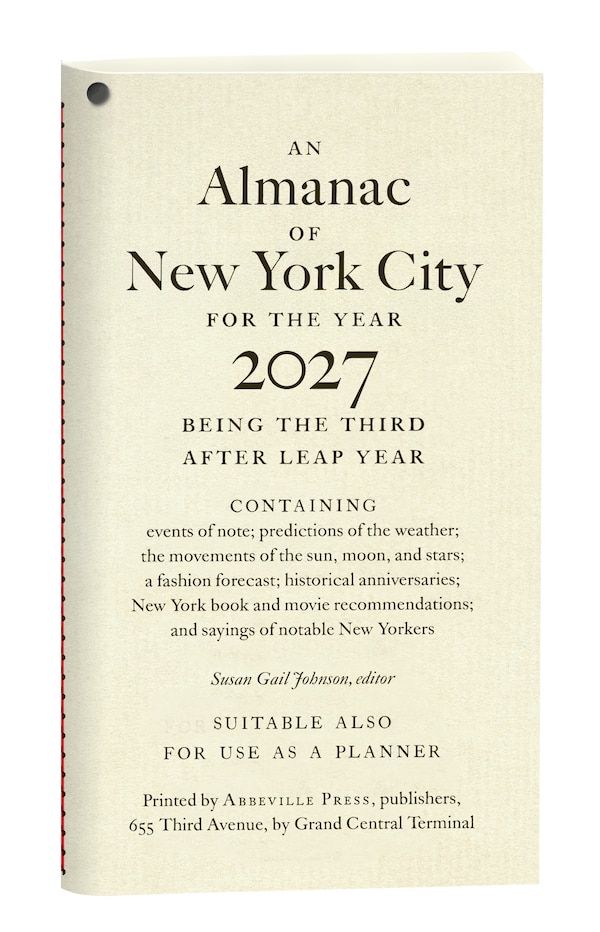 An Almanac of New York City for the Year 2027 by Susan Gail Johnson, Paperback | Indigo Chapters
