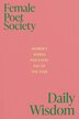 Female Poets Society: Daily Wisdom by Julie Berthelsen, Hardcover | Indigo Chapters