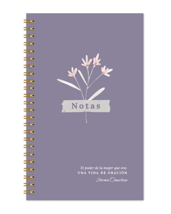 Libreta Cristiana Para Mujeres Con Versículos - El Poder de la Mujer Que Ora: Una Vida de Oración Por Stormie Omartian, Spiral Bound
