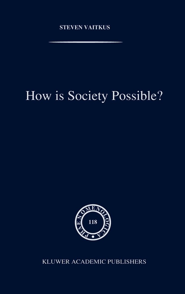 How is Society Possible? by S Vaitkus, Hardcover | Indigo Chapters