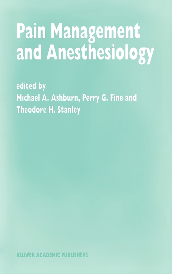 Pain Management and Anesthesiology by M a Ashburn, Hardcover | Indigo Chapters