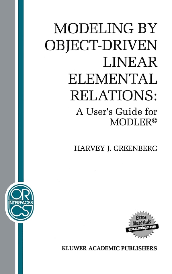 Modeling by Object-Driven Linear Elemental Relations by H J Greenberg, Hardcover | Indigo Chapters