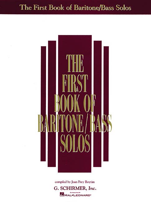 The First Book of Baritone/Bass Solos by Joan Frey Boytim, Paperback | Indigo Chapters