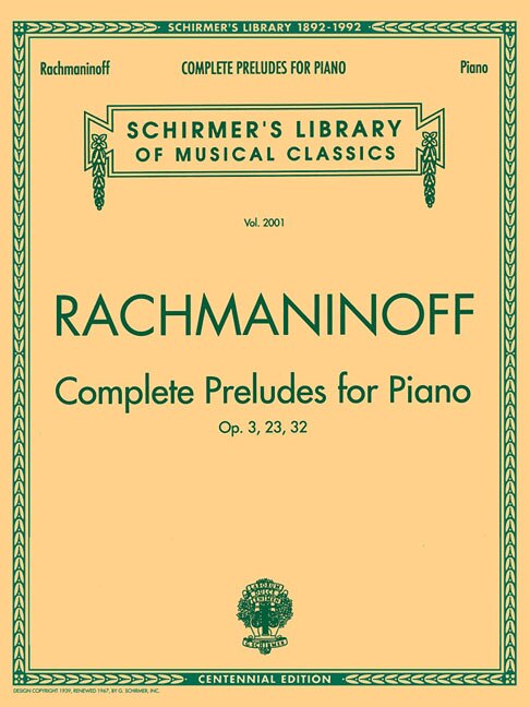 Complete Preludes Op. 3 23 32 by Sergei Rachmaninoff, Paperback | Indigo Chapters