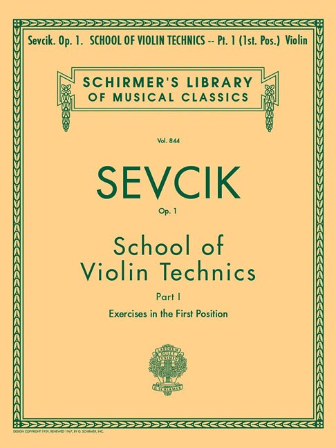 School of Violin Technics Op. 1 - Book 1 by Otakar Sevcik, Paperback | Indigo Chapters