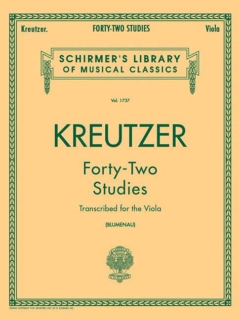 42 Studies Transcribed for the Viola by Walter Blumenau, Paperback | Indigo Chapters