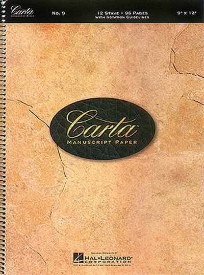 Carta Manuscript Paper No. 9 - Basic, Spiral Bound | Indigo Chapters