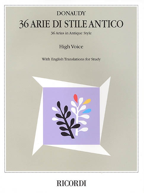 Stefano Donaudy: 36 Arie di Stile Antico, Paperback | Indigo Chapters