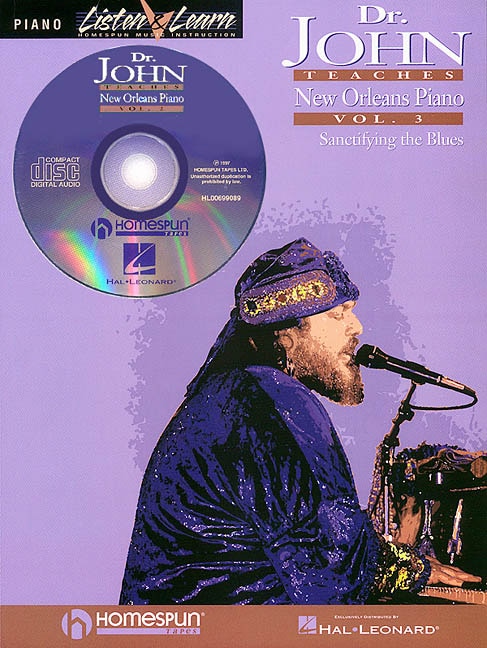 Dr. John Teaches New Orleans Piano - Volume 3 by Mac (Dr. John) Rebennack, Book & Toy | Indigo Chapters