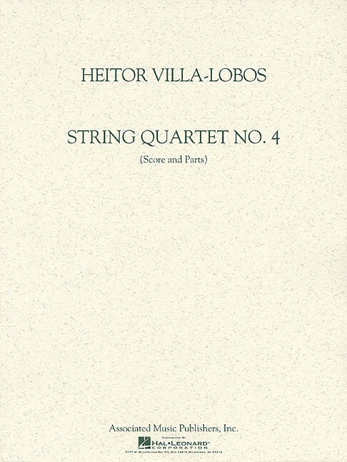 String Quartet No. 4 by Heitor Villa-Lobos, Paperback | Indigo Chapters