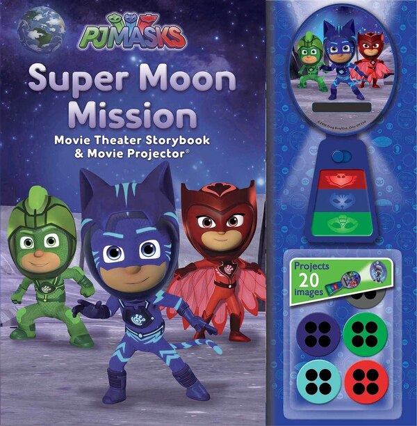 PJ Masks: Super Moon Mission Movie Theater Storybook & Movie Projector, Paper over Board | Indigo Chapters