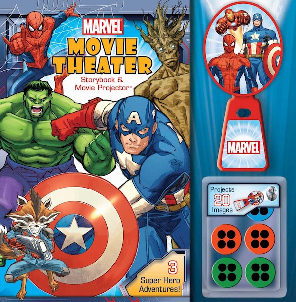 Marvel Movie Theater Storybook & Movie Projector, Paper over Board | Indigo Chapters