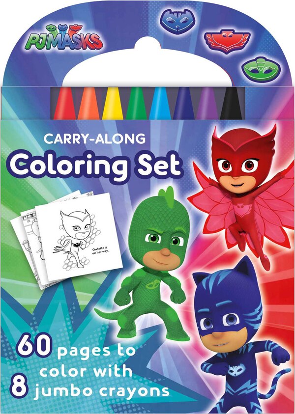 PJ Masks: Carry-Along Coloring Set by Thea Feldman, Boxed Set/Slip Case/Casebound | Indigo Chapters