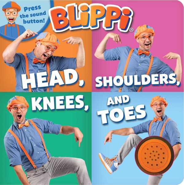 Blippi: Head Shoulders Knees And Toes by Editors of Studio Fun International, Board Book | Indigo Chapters