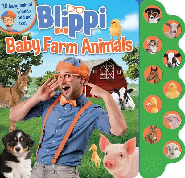 Blippi: Baby Farm Animals by Editors of Studio Fun International, Board Book | Indigo Chapters